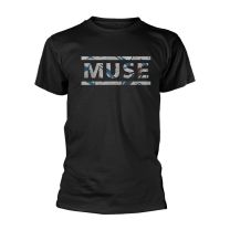 Muse T Shirt Absolution Band Logo Official Mens Black Xl - X-Large