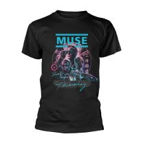 Muse T Shirt Simulation Theory Band Logo Official Mens Black Xl - X-Large