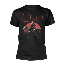 Clutch T Shirt Horserider Band Logo Official Mens Black S - Small