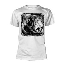 Sacrilege T Shirt Behind the Realms of Madness Band Logo Official Mens White S - Small