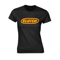 Clutch 'classic Logo' (Black) Womens Fitted T-Shirt (X-Large) - X-Large