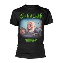 Six Feet Under T Shirt Nightmares of the Decomposed Official Mens Black Xxl - Xx-Large