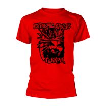 Extreme Noise Terror T Shirt Dagger Band Logo Official Mens Red, Red, Medium - Medium