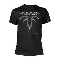 Fear Factory T Shirt Mechanize Band Logo Official Mens Black L - Large