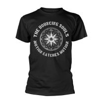 Bouncing Souls T Shirt Compass Band Logo Official Mens Black Xl - X-Large