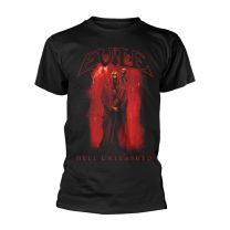 Evile T Shirt Hell Unleashed Band Logo Official Mens Black Xl - X-Large
