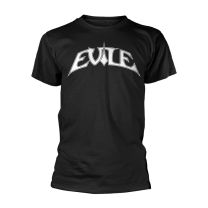 Evile T Shirt Band Logo Official Mens Black L - Large