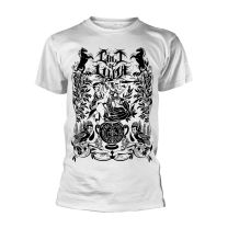 Cult of Lilith T Shirt Gairah Band Logo Official Mens White L - Large