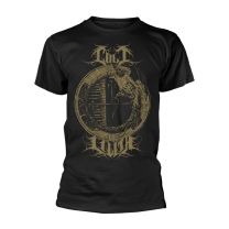 Cult of Lilith T Shirt Gold Emblem Band Logo Official Mens Black S - Small