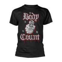 Body Count T Shirt Talk Band Logo Official Mens Black L - Large