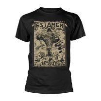 Testament T Shirt Wwiii Band Logo New Official Men Black, Black, G