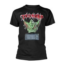 Tankard T Shirt One Foot In the Grave Band Logo Official Mens Black Xl - X-Large