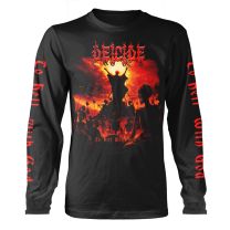 Deicide 'to Hell With God' (Black) Long Sleeve Shirt (X-Large)