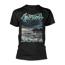 Plastic Head Cryptopsy 'and Then You'll Beg' (Black) T-Shirt (Small)