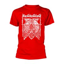 Hawkwind T Shirt Doremi Band Logo Official Mens Red Small - Small