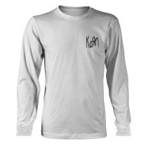Plastic Head Korn 'requiem Logo Pocket' (White) Long Sleeve Shirt (Small)