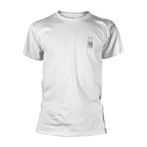 Korn T Shirt Requiem Twins Pocket Band Logo Official Mens White Medium