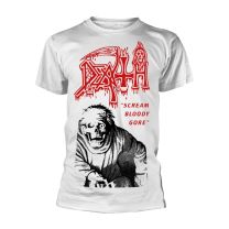 Death 'scream Bloody Gore' (White) T-Shirt - Ultrakult Clothing (Small)