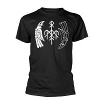 Wardruna T Shirt Kvitravn Band Logo Official Mens Black M - Medium