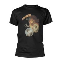 Plastic Head Foo Fighters 'big Me Globe' (Black) T-Shirt (Small) - Small