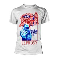 Death 'leprosy Posterized' (White) T-Shirt - Ultrakult Clothing (Large)