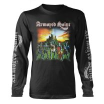 Armored Saint T Shirt March of the Saint Official Mens Black Long Sleeve S