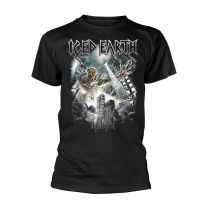 Iced Earth T Shirt Dystopia Band Logo Official Mens Black Xl