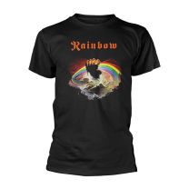 Rainbow 'rising Classic' (Black) T-Shirt (Medium) - Medium