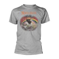 Rainbow - Rising Distressed (Sports Grey) T-Shirt, Multicoloured, L - Large