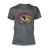 Rainbow - Rising Distressed (Charcoal) T-Shirt, Multicoloured, M - Medium