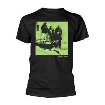 Deftones T Shirt Green Photo Band Logo Official Mens Black Xl - X-Large