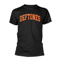 Deftones 'college' (Black) T-Shirt (Large) - Large