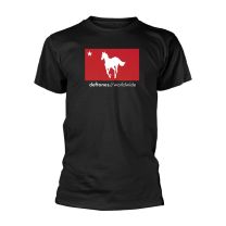 Deftones T Shirt White Pony Worldwide Band Logo Official Mens Black M - Medium