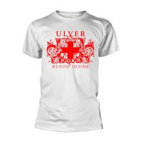 Ulver T Shirt Blood Inside Band Logo Official Mens White L - Large