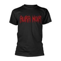 Aura Noir T Shirt Band Logo Official Mens Black Xl
