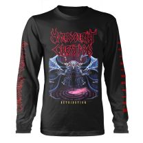 Malevolent Creation T Shirt Retribution Official Mens Black Long Sleeve M