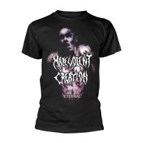Malevolent Creation T Shirt Eternal Band Logo Official Mens Black Xl - X-Large