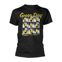 Green Day Men's Nimrod Yearbook T-Shirt Black, Black, Large - Large