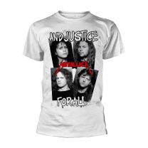Metallica - Faces First Four Albums T-Shirt, Multicoloured, S