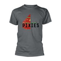 Pixies Head Carrier Men T-Shirt Grey L, 100% Cotton, Regular - Large
