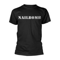 Nailbomb T Shirt Punk Loser Band Logo Official Mens Black Small