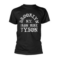 Mike Tyson T Shirt Iron Mike Brooklyn York Official Mens Black S - Small