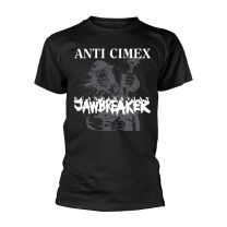 Anti Cimex T Shirt Scandinavian Jawbreaker Band Logo Official Mens Black Xl - X-Large