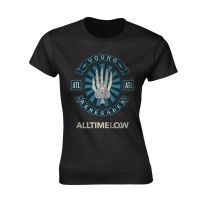 All Time Low Women's Skele Spade Atl T-Shirt Black - Medium