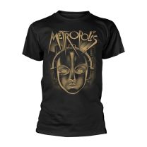 Plan 9 Men's Metropolis Face T-Shirt Black - Large