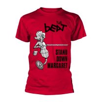 Beat T Shirt Stand Down Margaret Band Logo Official Mens Red M - Medium
