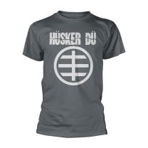 Husker Du Mens Tshirt -S- Circle Logo 2 Grey - Small
