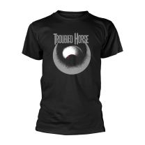 Troubled Horse the T Shirt Band Logo Official Mens Black S - Small