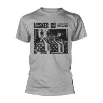 Husker Du T Shirt Land Speed Record Band Logo Official Mens Grey Xl - X-Large