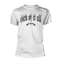 Sick of It All Pete T-Shirt White S - Small